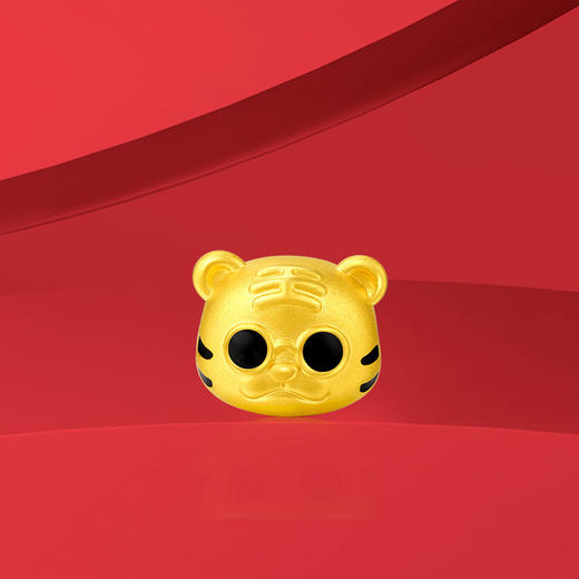 潮宏基爱乐虎系列虎小爷足金串珠 商品图0