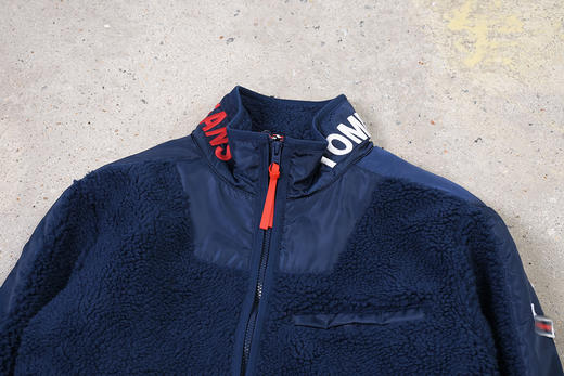 仿羊羔绒 领条刺绣标字母 夹克外套 T-1118 商品图10