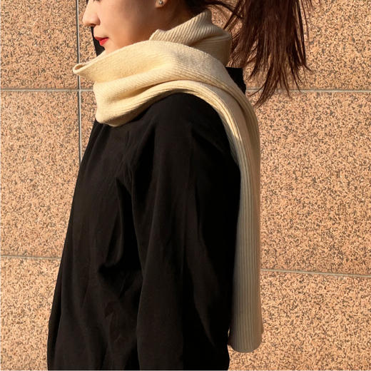 秋冬小团针织围巾 商品图2