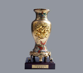 宇达青铜全铜摆件《平安富贵》创意礼品  家居饰品摆件 高29cm