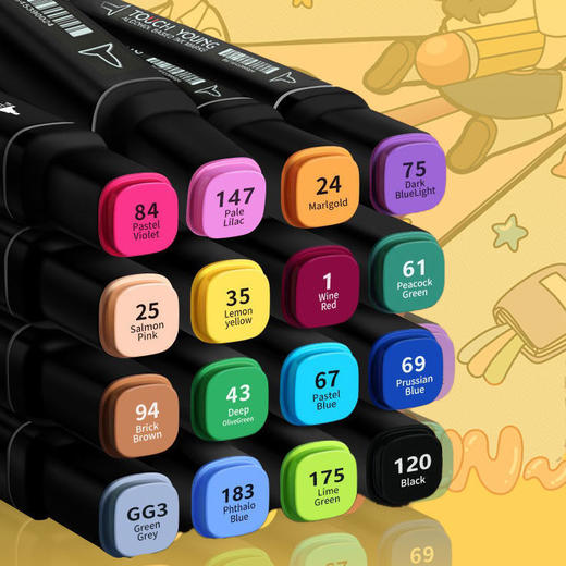 学生80色马克笔套装便宜学生动漫手绘双头彩色绘画笔美术水彩笔 商品图3