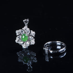 【繁星】满绿戒指坠子两用款-JZ12105065