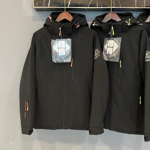 （自留款，尾单无补）Himalaya黑色专业户外防风防水冲锋棉服夹克男士保暖冬装 商品图12