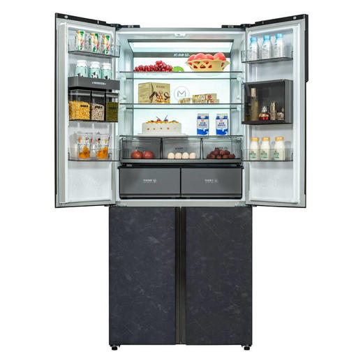 美菱(MELING)508升多门四门十字冰箱 一级能效 风冷变频 多谱氧鲜 恒温微冻 BCD-508WQ5S 商品图2