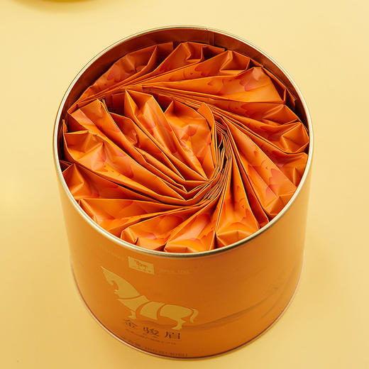 八马茶业丨金马罐系列特级金骏眉红茶罐装茶叶160g 商品图3