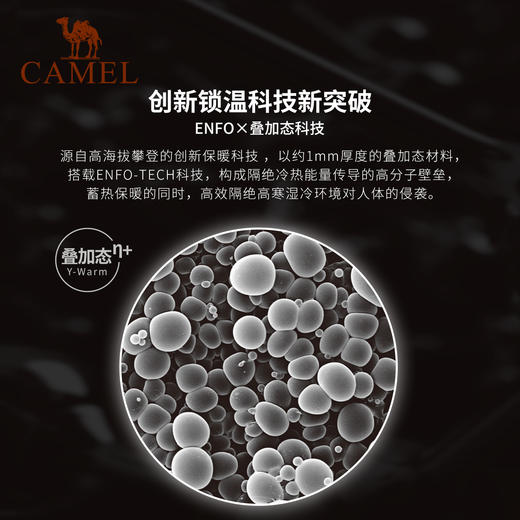 明星同款骆驼珠穆朗玛极寒系列冲锋衣男女款羽绒服内胆三合一 A1W170180_A1W270181_A1W270181-1 商品图1