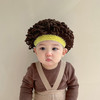 婴儿假发帽子秋冬爆炸头男童宝宝套头帽可爱凹造型搞怪卷发帽 商品缩略图12