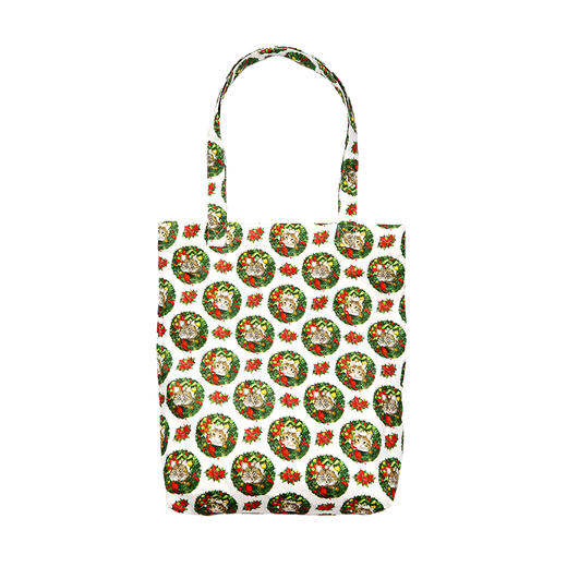 HUJI祤集经典单肩包插画猫咪圣诞 商品图3