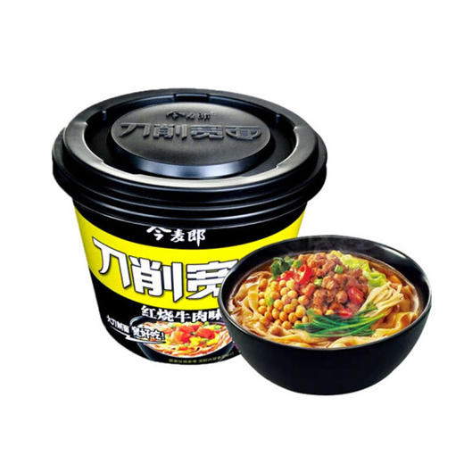 今麦郎刀削宽面红烧牛肉味【129g】 商品图2