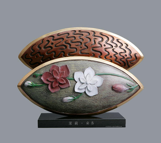 宇达青铜全铜摆件《茉莉 尚志》创意礼品 工艺品 家居饰品摆件 商品图0