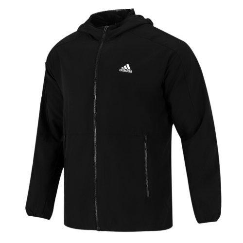 Adidas/阿迪达斯 2021秋季 男款 运动服 户外 防风 舒适 休闲 梭织 连帽 夹克 外套 H40228 商品图0