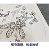 【有步骤、大彩图】工笔画白描稿橘子麻雀临摹勾线花鸟线稿KG11 商品缩略图4
