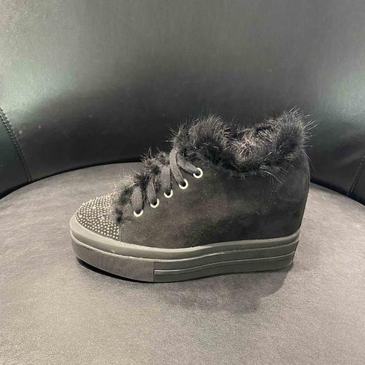 legs jeans AC404貂毛休闲厚底内增高加绒薄棉鞋 商品图7