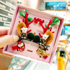 【儿童圣诞节发饰礼盒套装】圣诞鹿角可爱雪人头绳女童麋鹿发卡头饰品 商品缩略图11