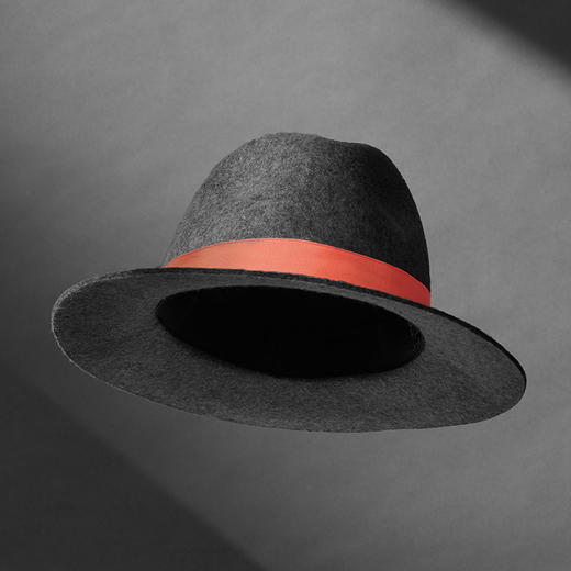 灰色羊毛爵士帽复古Fedora帽时尚百搭 商品图6