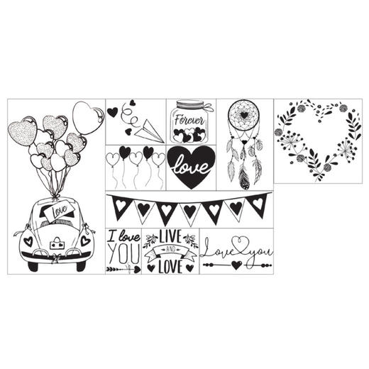 【法国Aladine】木头印章套装-爱 商品图4