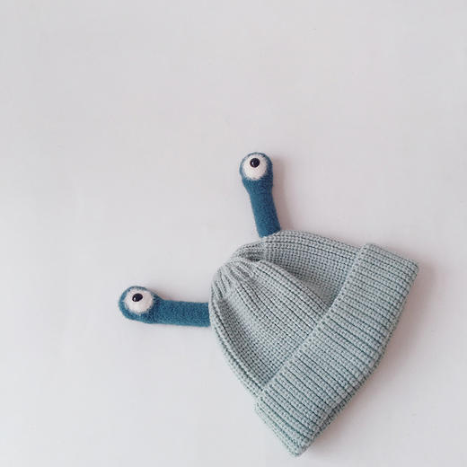 婴儿帽子秋冬韩版可爱触角宝宝帽保暖婴童针织帽儿童毛线帽 商品图7