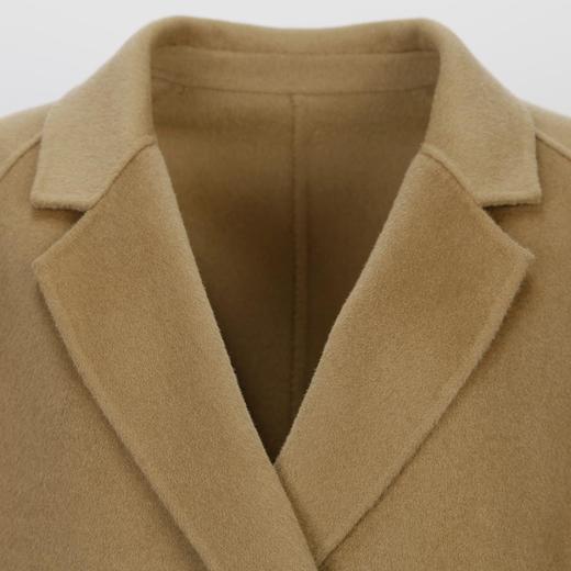 LH9J5斯尔丽2021瑟俪秋冬新款优雅休闲气质羊毛双面呢中长大衣通勤女 商品图3