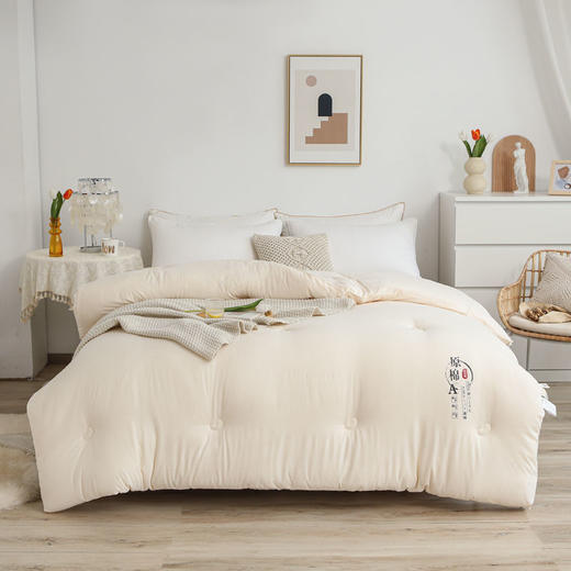 无印良品 A类被子冬被大豆纤维被子保暖加厚春秋被宿舍棉被被芯 商品图1