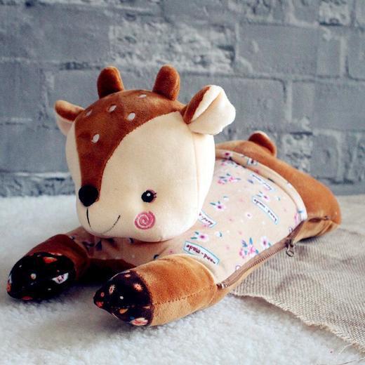 OLYCAT1953暖手宝充电防爆暖宝宝冬季注水毛绒暖水袋可拆洗 商品图3