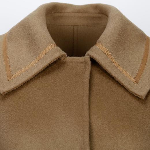 LH9N3斯尔丽2021瑟俪秋冬新款小个子短款干练显瘦下摆抽绳双面呢大衣女 商品图3