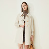 LH9K6斯尔丽2021瑟俪秋冬新款优雅直筒通勤外套针织袖口双面呢大衣女 商品缩略图1