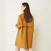 LH9J3斯尔丽2021瑟俪秋冬新款休闲直筒通勤外套针织袖口双面呢中长大衣 商品缩略图1