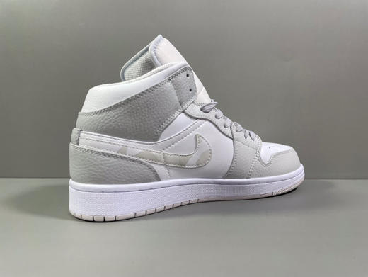 秋冬特惠💰420 Air Jordan 1 Mid "Grey Camo" 白灰 迷彩小 Dior 商品图3
