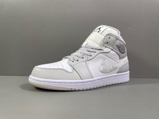 秋冬特惠💰420 Air Jordan 1 Mid "Grey Camo" 白灰 迷彩小 Dior 商品图2