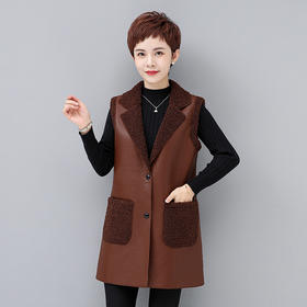 MQ-LZY8806春秋季时尚洋气百搭中长款休闲外套