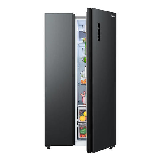 美的（Midea）家用冰箱 冷藏大冷冻室保鲜节能省电 多门电冰箱大容量多开门BCD-556WKPM(Q) 商品图3