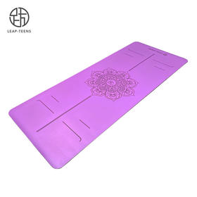 【3天左右发货】跃牌天然橡胶曼陀罗体位线专业防滑土豪垫橡胶垫瑜伽垫【曼陀罗】（支持刻字、LOGO等）（如有质量问题，请收货后3天内反馈）（由于垫子重量大，非质量问题不换和退款）