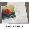 【有步骤、大彩图】李晓明工笔画白描底稿《别样红》荷花初学者临摹花鸟线稿KE15 商品缩略图2