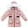 【女童连帽90白鹅绒羽绒服】21年冬新品女童连帽加厚保暖羽绒服 商品缩略图7