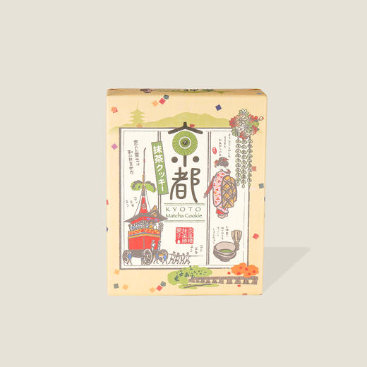 京品良町京都抹茶味曲奇饼干 70g 商品图0