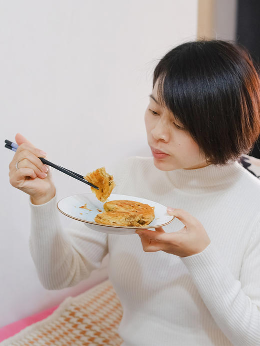 【军屯锅盔8枚】成都名小吃 非遗技艺匠心手作 香飘四溢馅多味美酥脆化渣 商品图1