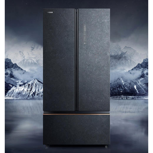 COLMO 冰箱610升美式变频智能超薄自由嵌入风冷高端冰箱 熔幔岩CRBK610M-A2 商品图0