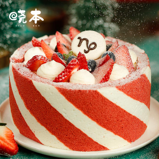 摩羯红韵｜红丝绒草莓蛋糕 商品图1