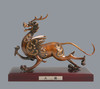 宇达青铜全铜摆件《天鹿》创意礼品  家居饰品摆件 高24cm 商品缩略图0