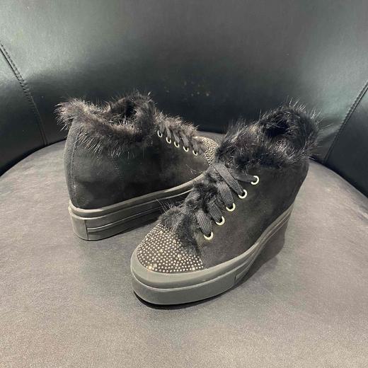 legs jeans AC404貂毛休闲厚底内增高加绒薄棉鞋 商品图10