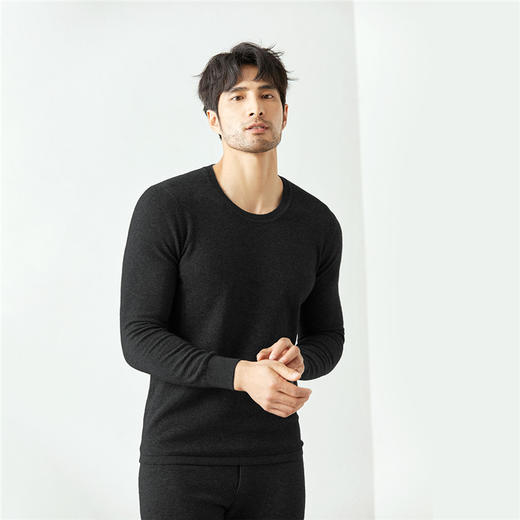 【轻奢级】男士保暖羊绒套装20788（现货72小时发货） 商品图2