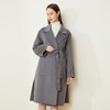 LH9K3斯尔丽2021瑟俪秋冬新款系带式纯色大气慵懒风简约羊毛大衣外套女 商品缩略图1