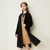 LH9K3斯尔丽2021瑟俪秋冬新款系带式纯色大气慵懒风简约羊毛大衣外套女 商品缩略图2