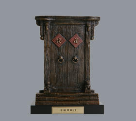 宇达青铜全铜摆件《幸福来敲门》创意礼品 家居饰品摆件 高31.5