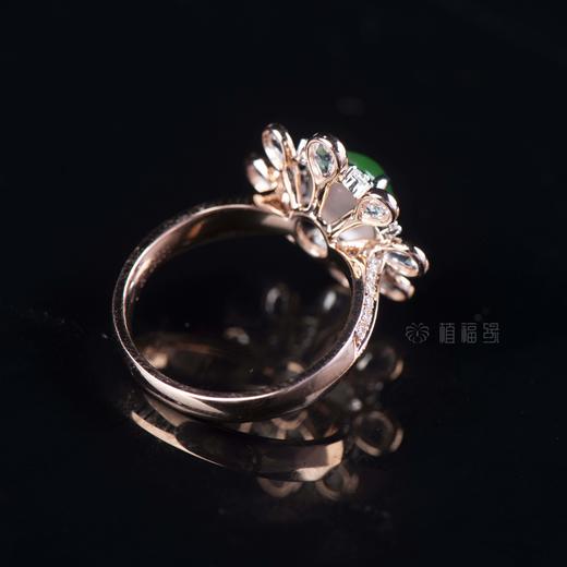 【繁花】绿蛋面戒指-JZ12109160 商品图2