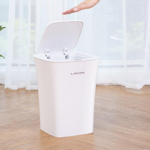 【方形防水感应垃圾桶】利快方形防水感应垃圾桶 商品图3