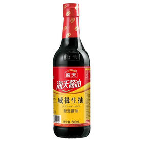 海天威极生抽酱油500ml