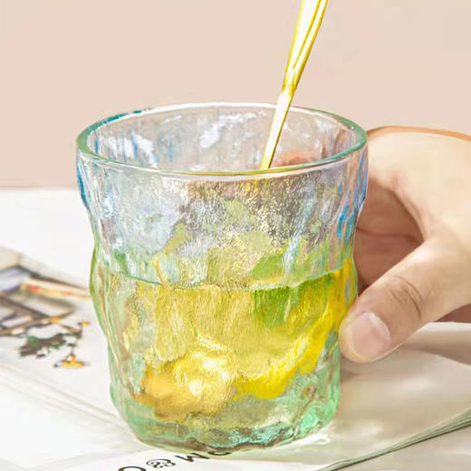透明早餐杯2只 渐变冰川杯6只 可装热水沸水 商品图4