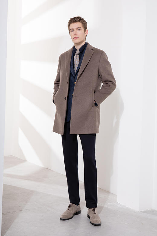 callisto羊毛混纺派克大衣  FQFEC108C 商品图1