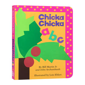 叽喀叽喀 字母 英文原版绘本 chicka chicka abc 廖彩杏推荐 韵文认知学习 幼儿英语字母早教启蒙纸板书